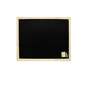 Lousa Quadro Escolar 25x35 Preto para Giz Moldura Madeira - 1