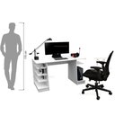 Ver imagem 3 de MESA COMPUTADOR GAMER M9.2020.B MDF (ESTUDO, ESCRITÓRIO) MUNDI MOVEIS