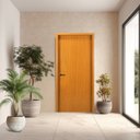Ver imagem 1 de Folha de Porta em Madeira Lisa 210x70x3,5cm Gitale Portas