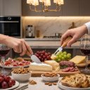 Ver imagem 5 de Kit para Queijos 4 Peças em Madeira e Inox Gourmet Premium
