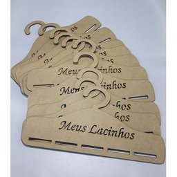 Kit 10 Cabides Porta Laços/ Lacinhos em Mdf - 2