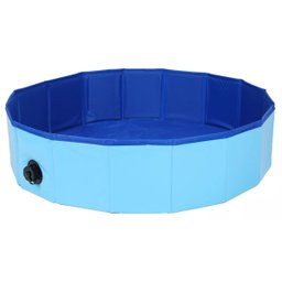 Piscina para Caes Pet Gato Cachorro Animal de Estimaçao Bebe Criança Banheira Dobravel Verao Sol Cal - 13