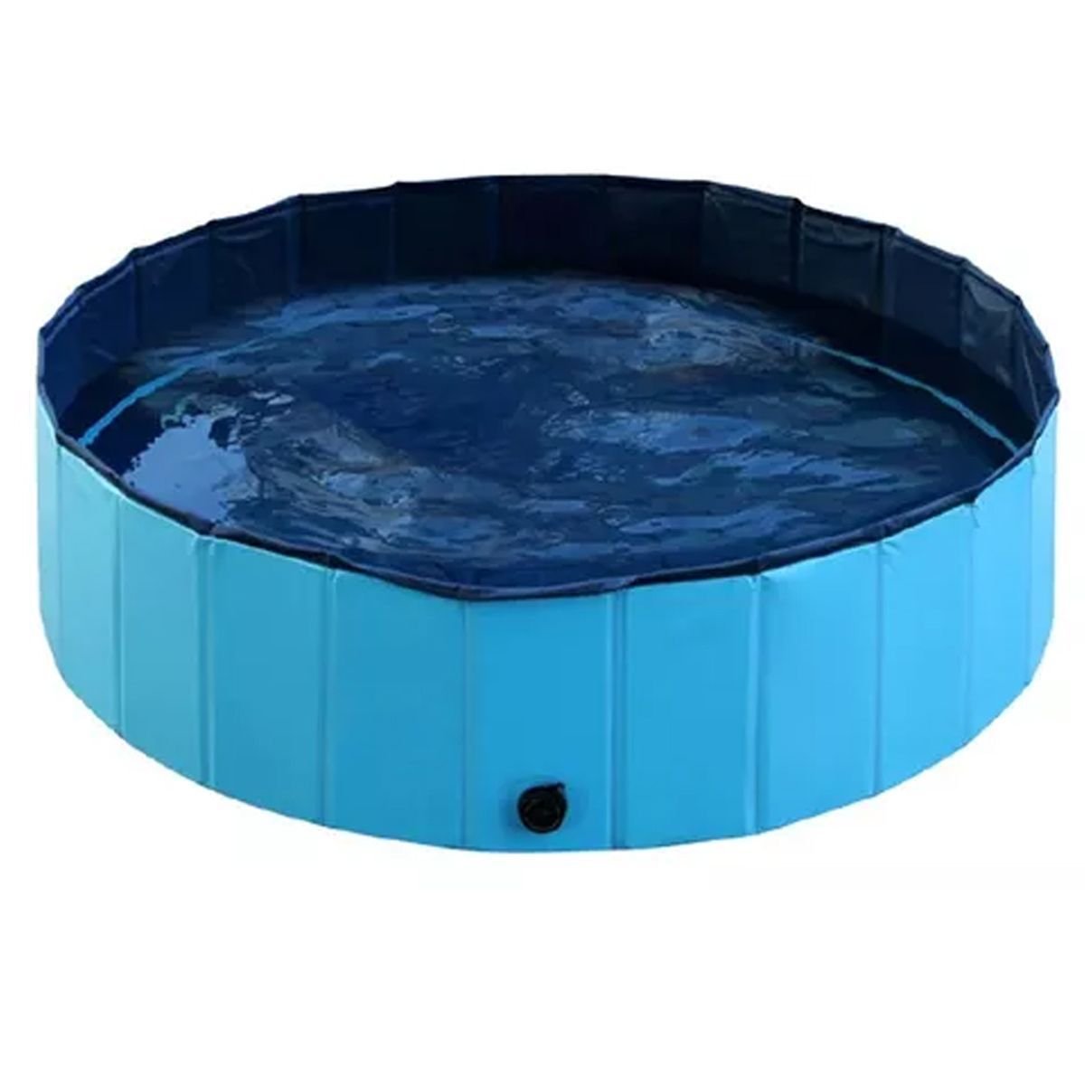 Piscina para Caes Pet Gato Cachorro Animal de Estimaçao Bebe Criança Banheira Dobravel Verao Sol Cal - 10