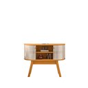 Ver imagem 1 de Bancada Atlanta Cinamomo/Off White - Vrk Comercio On-Line