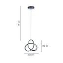 Ver imagem 2 de Pendente Led Moderno Taschibra Catar 15w Luz Quente 3000k Bivolt Preto