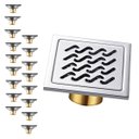 Ver imagem 1 de Ralo Aço Inox 10x10 Kit 17 Uni Anti Odor Banheiro Higienico Anti Inseto Lavabo Seguro Resistente Jar