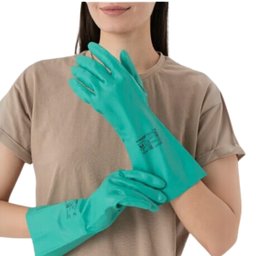 Luva Nitrílica Segurança Inseticida,venenos,químicos Borracha Grossa - 4