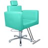KIT Evidence - 1 Cadeira Fixa + 1 Lavatório Para Salão Bullon Fixa + Lavatório Turquesa Factor - 3