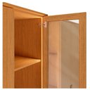Ver imagem 3 de Guarda Roupa Napoli com Portas Laterais em Vidro Reflecta Bronze Cinamomo - Móveis Albatroz