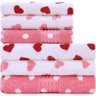 Kit 6 Peças Toalha Banho + Rosto Infantil Estampada 100 Algodão Felpuda Prisma Dohler Emcompre - 1