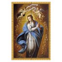 Ver imagem 1 de Quadro Nossa Senhora Das Graças com Anjos 60x40 em Azulejos