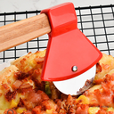 Ver imagem 1 de Machadinha Cortador de Pizza Inox Cor Vermelho