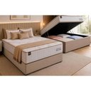 Ver imagem 1 de Cama Box Baú Crc Casal +Colchão Molas Boutique Ortobom 138