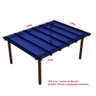 Kit Policarbonato Azul 6mm 4,00m X 3,00m - Perfis Naturais - 5