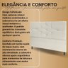 Cabeceira Cama Box Casal 140 Cm Camboriú Suede:rosê - 4