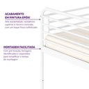Ver imagem 6 de Beliche em Ferro Aço Carbono Tubular Teko Casatema MadeiraOriginals Branco/Fosco/Álamo