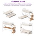 Ver imagem 7 de Beliche em Ferro Aço Carbono Tubular Teko Casatema MadeiraOriginals Branco/Fosco/Álamo