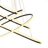 Lustre para Sala Pendente Led Integrado 5 Aros Moderno - 4