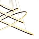 Ver imagem 4 de Lustre para Sala Pendente Led Integrado 5 Aros Moderno