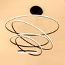 Lustre para Sala Pendente Led Integrado 5 Aros Moderno - 6
