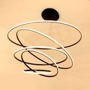 Ver imagem 6 de Lustre para Sala Pendente Led Integrado 5 Aros Moderno