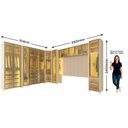 Ver imagem 6 de Modulado com 14 Portas 392cm x 240cm 100% MDF Mod 007 Innova Bege/Off White