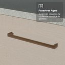 Ver mais imagens de Kit Balcão + Cristaleira 70cm Branco/crema Agata Madesa 01