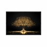 Quadro Decorativo 60x80cm Vidro Arvore da Vida Dourada Art050 - 1