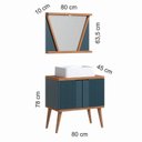 Ver imagem 3 de Conjunto de Banheiro Berton Slim 0,80cm