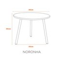 Ver imagem 3 de Mesa de Centro Noronha Pequena - Cinza fratini