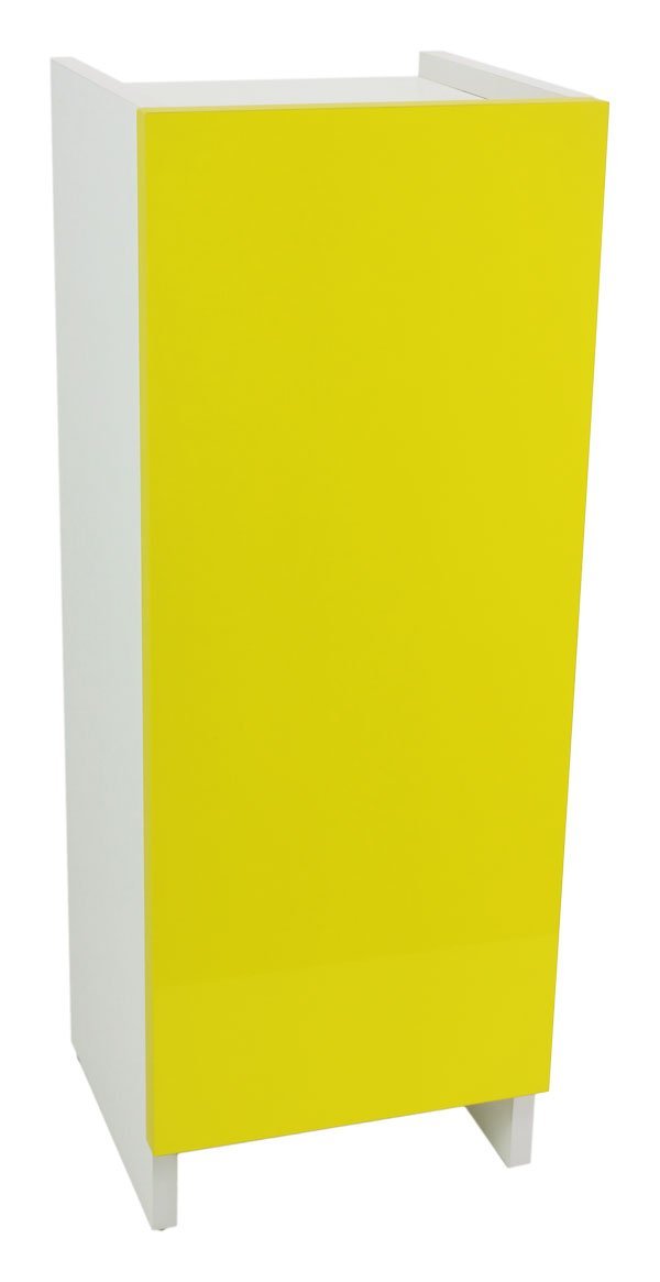 Mini Gabinete Armário Banheiro Pia Multiuso:amarelo - 3