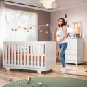 Ver imagem 6 de Quarto de Bebê com Berço Mini Cama e Cômoda Soft Life Tigus Baby