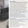 Sofá de Canto Orgânico 4 Lugares 265cm Base de Ferro Chaise Esquerda Luna - 10