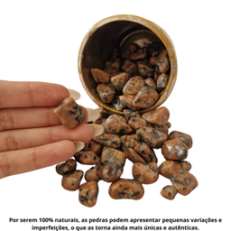 Pedra Calcita Orquídea 0,2 a 1 Cm Rolada 250g Natural - 3
