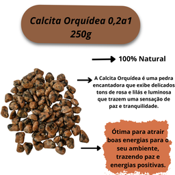 Pedra Calcita Orquídea 0,2 a 1 Cm Rolada 250g Natural - 4
