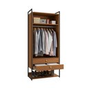 Ver imagem 4 de Armário Alto Li048-cnprf 2 Gavetas e 2 Portas Canela/preto Kappesberg