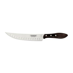 Faca para Carne Butcher Cabo em Madeira Tratada Polywood Castanho 8 Tramontina - 1