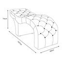 Ver imagem 7 de Maca Estética Luxo Reclinável em Capitonê Preto Profissional Bz Home Decor