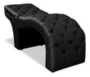 Ver imagem 6 de Maca Estética Luxo Reclinável em Capitonê Preto Profissional Bz Home Decor