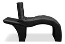 Ver imagem 2 de Maca Estética Luxo Reclinável em Capitonê Preto Profissional Bz Home Decor