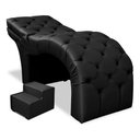 Ver imagem 5 de Maca Estética Luxo Reclinável em Capitonê Preto Profissional Bz Home Decor