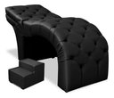Ver imagem 5 de Maca Estética Luxo Reclinável em Capitonê Preto Profissional Bz Home Decor
