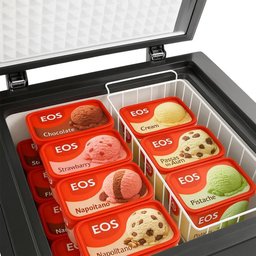 Freezer e Conservador Horizontal Eos 110 Litros Ecogelo Preto Efh120xdp 220v - 5