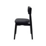 Cadeira de Jantar Rainer Moderna Preta Telinha Madeira - 3