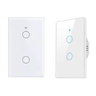 Smart Interruptor Inteligente Zigbee 2 Canais/teclas Touch Branco para Automação - 3