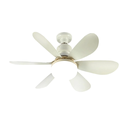 Ver imagem 2 de Luminaria Ventilador de Teto 30w Led Lâmpada E27 Controle Remoto Cor Branco