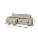 Ver imagem 3 de Sofá Cosmos - Retrátil / Reclinável -2,20 Mt - Linho.