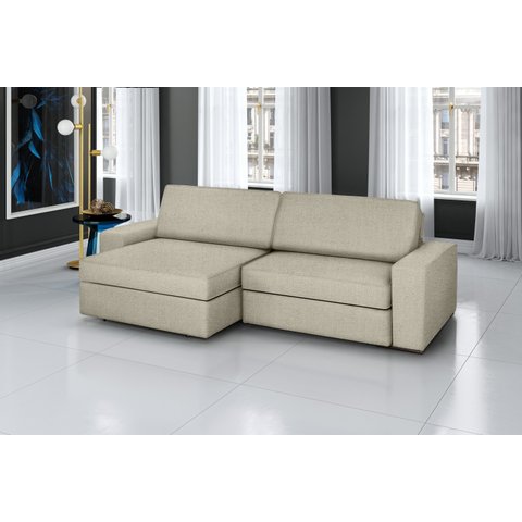 Sofá Retrátil e Reclinável 3 Lugares Linho com Molas Cosmos 220cm