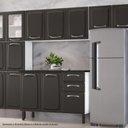 Ver imagem 2 de Cozinha Modulada 2 Peças Itatiaia Balcão 3 Portas e Armário Aéreo 3 Portas Aço New Premium