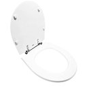 Ver imagem 2 de Assento Sanitário Poliéster para Louça Laura/victoria (roca) Aço (reb. Oculto) Branco